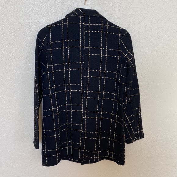 SHEIN - Double breasted plaid blazer - Picture 2 of 5